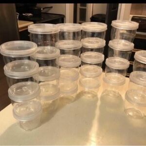 Clear Plastic 27 craft / Storage Container bundle NEW